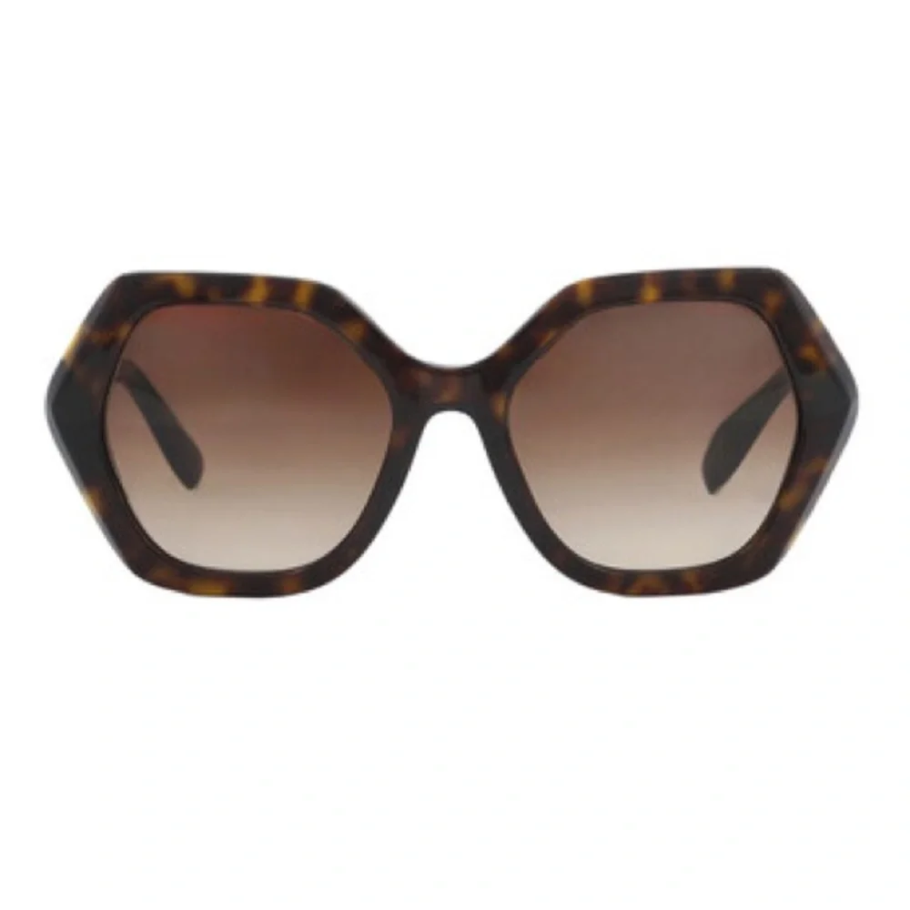 New Authentic Dolce & Gabbana DG4406 502/13 Gradient Brown Hexagonal Sunglasses